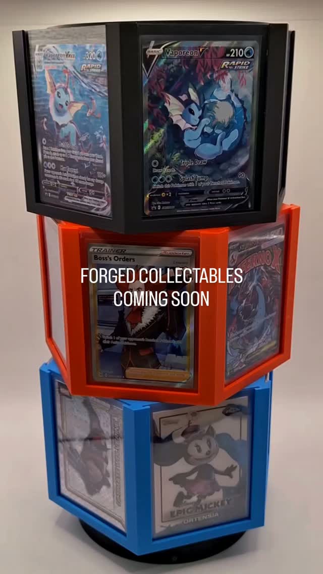 Rotating Hex Top Loader Display