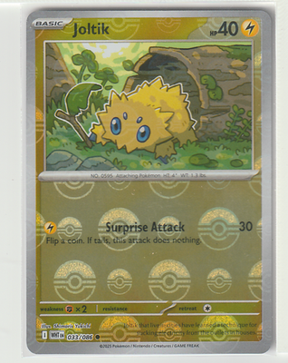 Joltic 033/086 Poké Ball Holo - White Flare