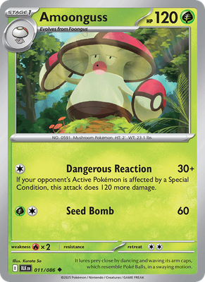 Amoonguss 011 Poké Ball Holo - Black Bolt