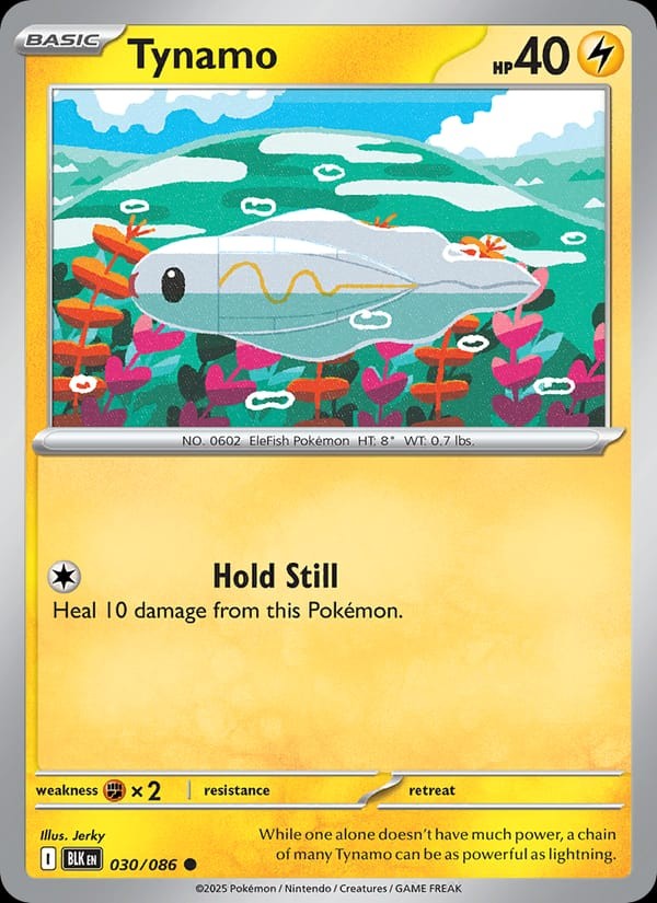 Tynamo 030 Poké Ball Holo - Black Bolt